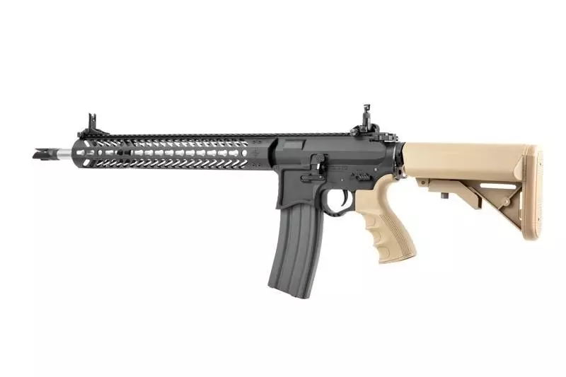 Réplica fusil AR15 SBR8 SP223 - negro/marrón