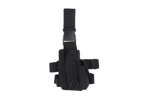 Funda bolsillo en el muslo con bolsa para cargador - negro