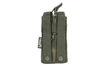 Bolsa de liberación rápida para 1 cargador tipo M4/M16 - verde oliva