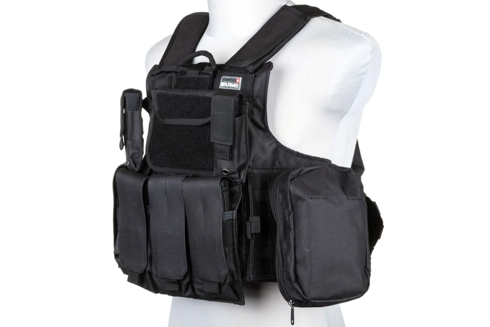 Cybergun Swiss Arms CIRAS tactisch vest zwart