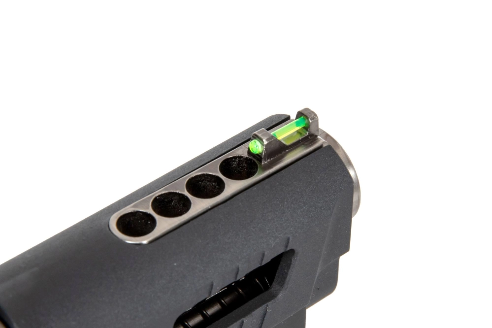 Pistola de airsoft Hi-capun Velociraptor" de 3,8 fuerzas (Full Auto) - negro"