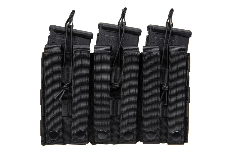 Cargador triple tipo abierto para cargadores M4/M16 Specna Arms Negro