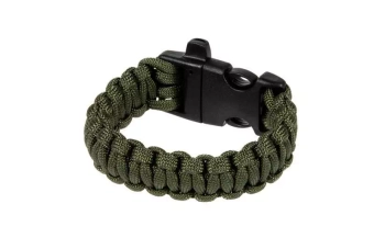 Brazalete de supervivencia (fastex) - color verde oliva
