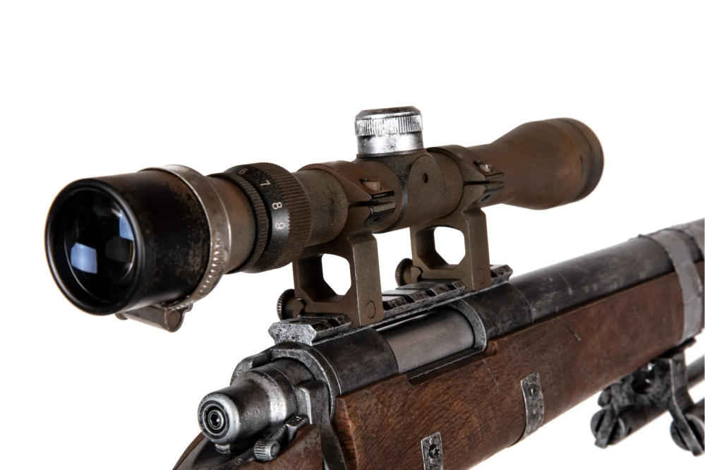 Replika odstřelovací pušek MB03E se zaměřovačem - dřevo - Beast Hunter