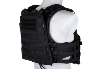 PRIMAL GEAR Chaleco Táctico Porta Placas Trias Negro