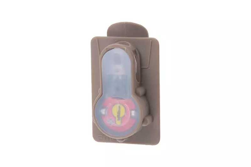 Marqueur électronique Lightbuck Card Button - Dark Earth (lumière rouge)