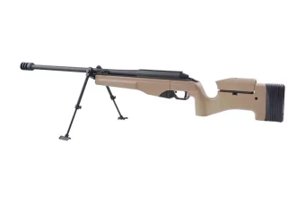 Fusil de airsoft rifle de francotirador MSR 009 - bronceado