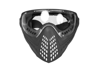 Navigator mask with goggles - black