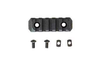 Raíl ERS™ M-LOK 5 ranuras - negro