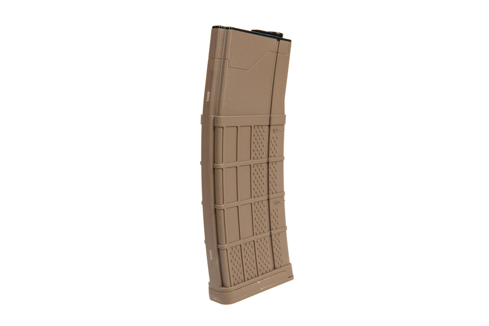 Long chargeur mid-cap 200 billes pour répliques M4/M16 - tan