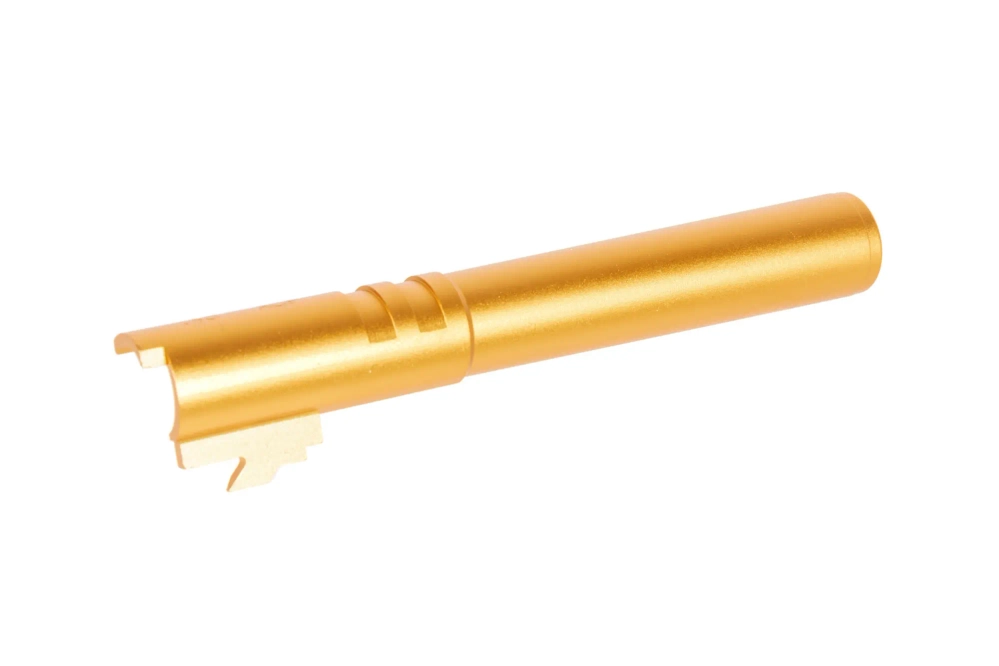 Aluminium 5KU external barrel for TM Hi-Capa 5.1 replicas Gold
