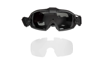 Gafas tácticas con abanico - Negro