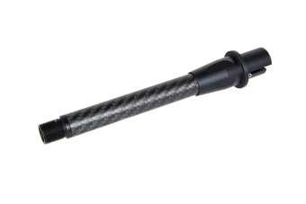 Carbon buitenloop 6 inch lang voor M4/M16 replica's - Zwart