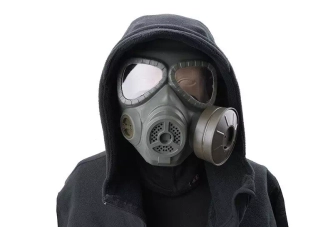 Réplica p-gas máscaras con sistema de enfriamiento - color verde oliva