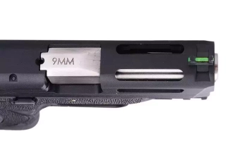 Pistola de airsoft 3.fuerza compacta de 8 MP - Negro