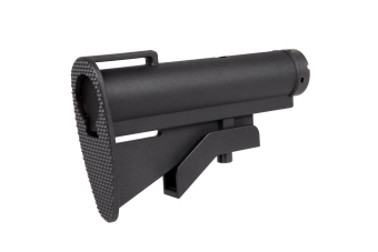 Klasická pažba se sklíčkem pro airsoftové zbraně M733/CAR-15/XM177 černá