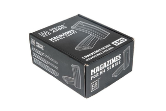 Zestaw 5 magazynków mid-cap 140 kulek do M4/M16 - szary