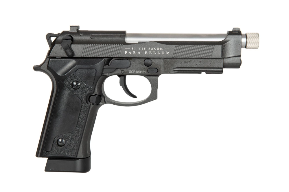 Réplique de pistolet Bellum II CO2 - gris