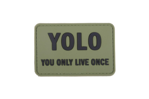 Patch 3D - YOLO - vert olive