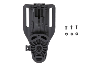 Regulowana płetwa kabury Wosport Czarna