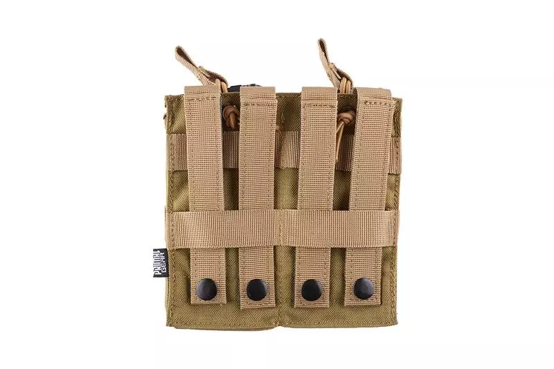 Dvojité pouzdro Open I pro zásobníky AK/M4/G36 - tan