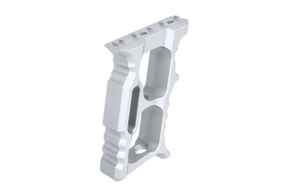 Hliníková úhlová rukojeť TD Minivert pro KeyMod/M-LOK Silver