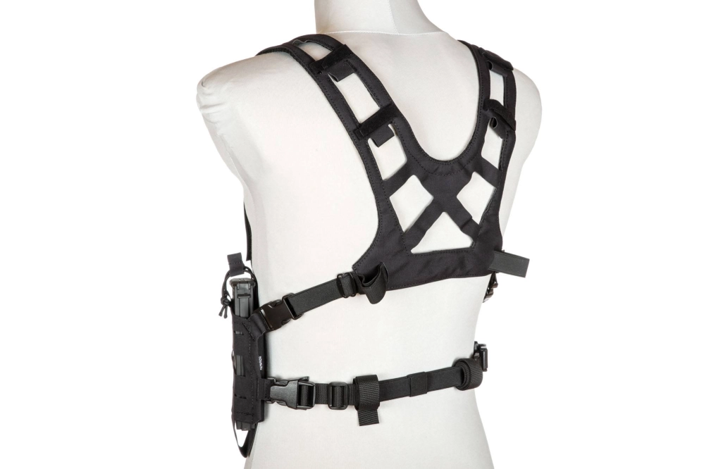 Chaleco táctico Láser Chest rig Thyla - Negro