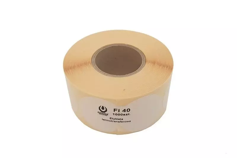 Cinta para diana de 40mm - 1000 uds. - blanco