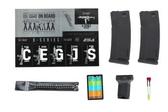 Specna Arms SA-E06 EDGE™ HAL™ ETU Heavy Ops Stock Black airsoft Carbine