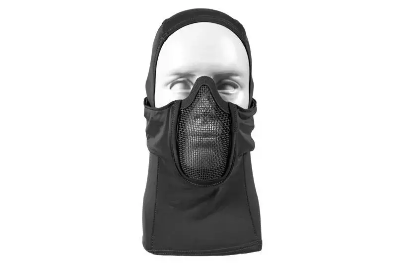 Cagoule thermoactive avec masque - noir