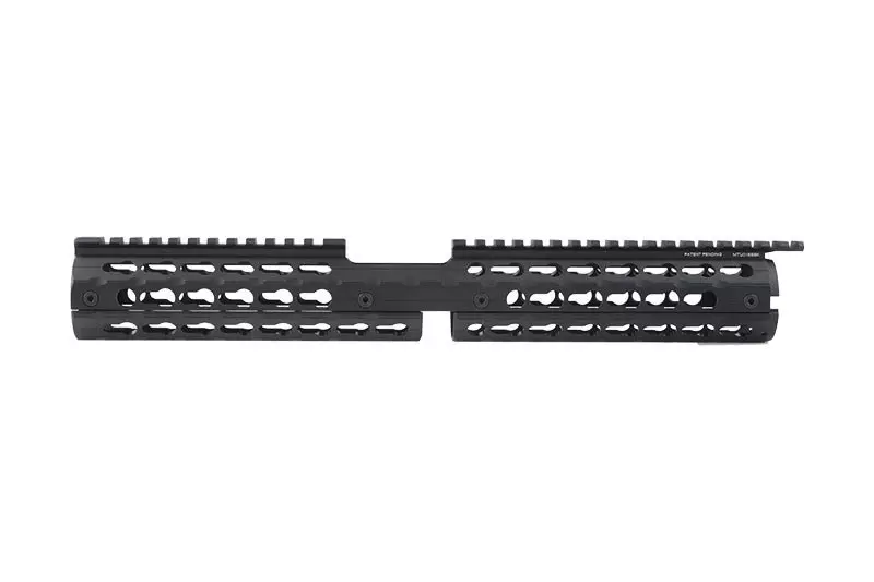 Front PRO AR15 Super Slim Keymod 15 Drop-in - černý