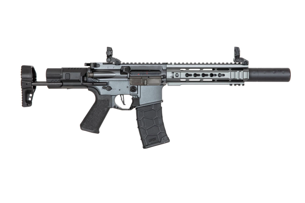 Airsoftová zbraň puškaka Avalon Saber SD - Urban Grey