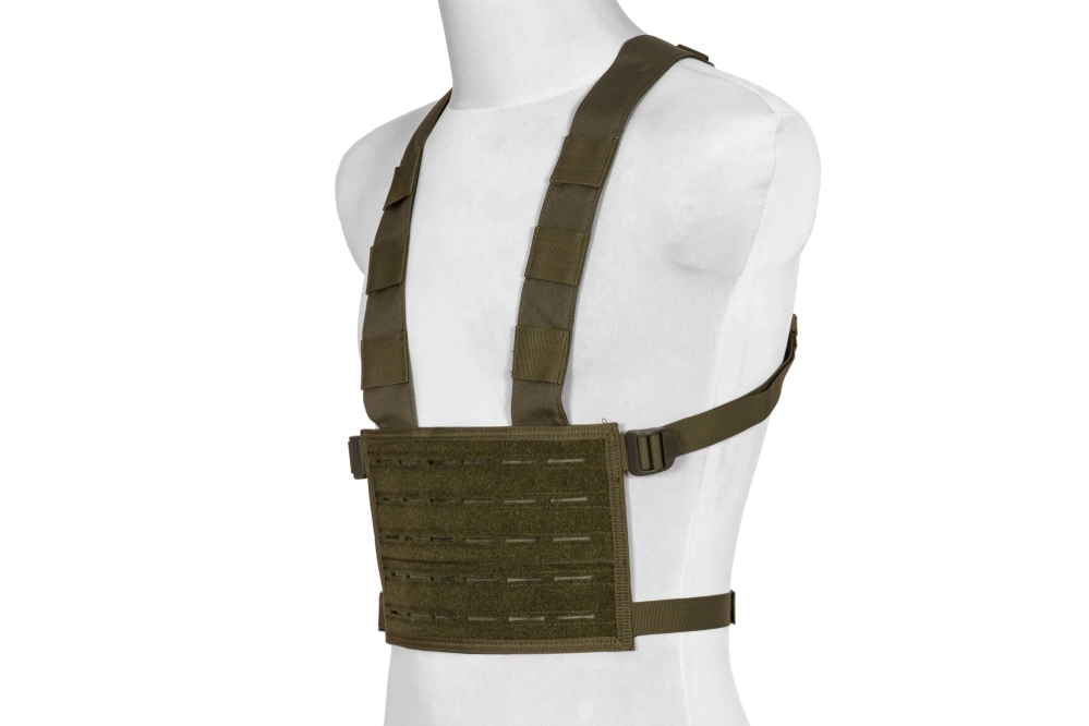 Chaleco táctico Chest rig Corte por láser - verde oliva