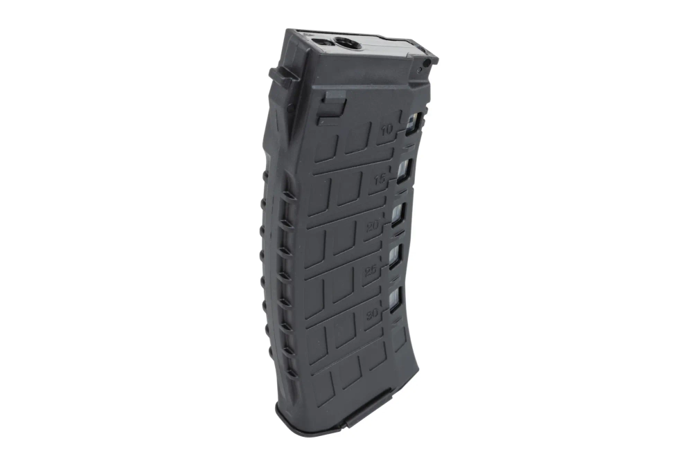 Magazynek Mid-Cap 130/ 30 kulek Arcturus EMM AK12 Variable-Cap do replik AK Czarny