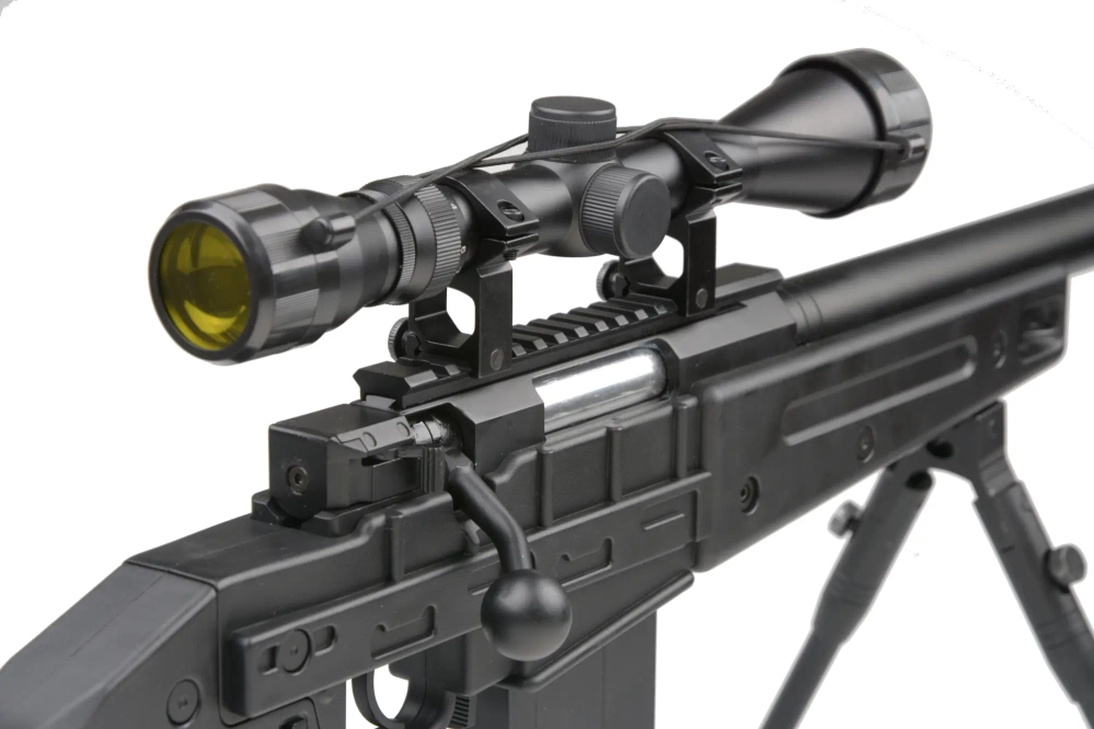 Francotirador de airsoft MB4408D - con linterna y bípode
