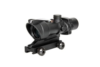 Réplica telescopio 4x32 con fibra óptica - negro