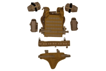 Traje de armadura táctica - bronceado