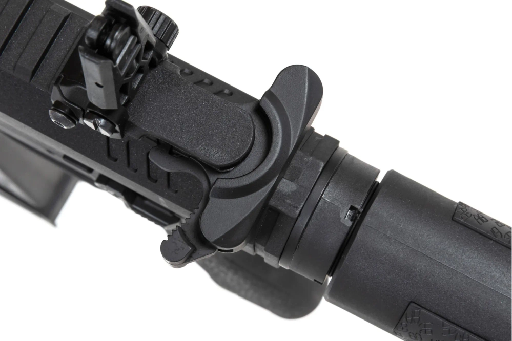 airsoft Specna Arms SA-FX01 FLEX™ HAL ETU machine gun Black with orange discharge device