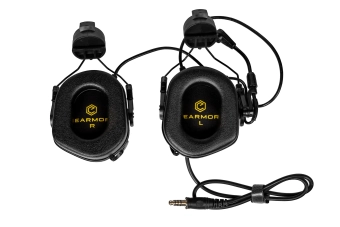 M32H  Active noise reduction headset  for ARC rails - Black