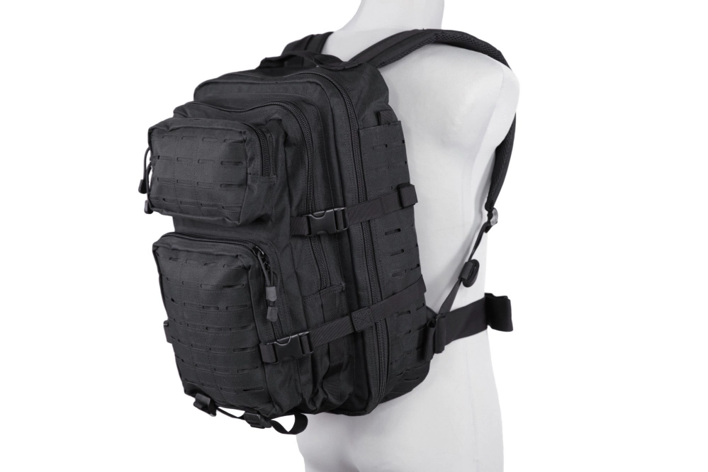 Medium patrol Laser-Cut backpack - black
