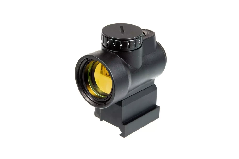 MRO Red Dot Sight Replica with riser + lower mount - black