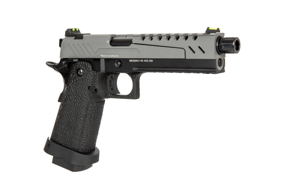 Pistolet airsoft Hi-capa 5.1 Split Slide - gris/noir