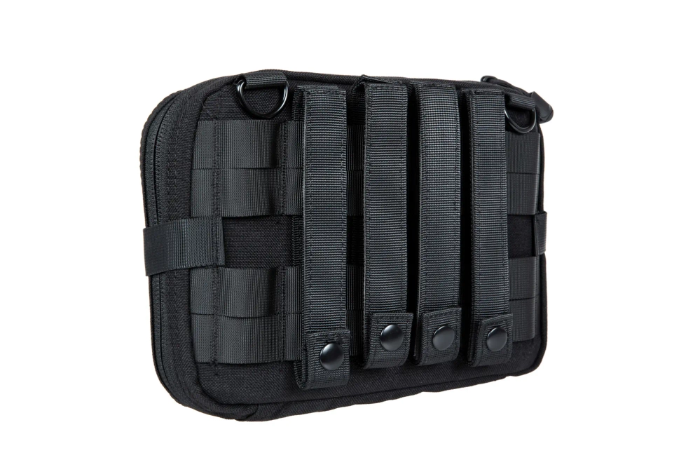 Duża kieszeń administracyjna z mapnikiem - Czarny