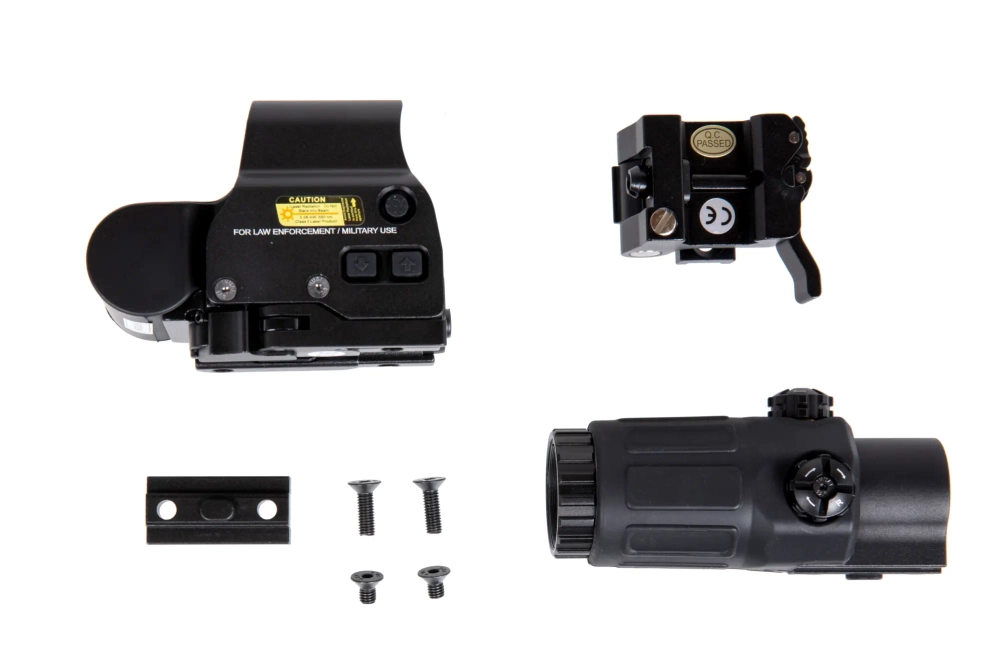 WADSN type XTO collimator set met loep type T33 Zwart