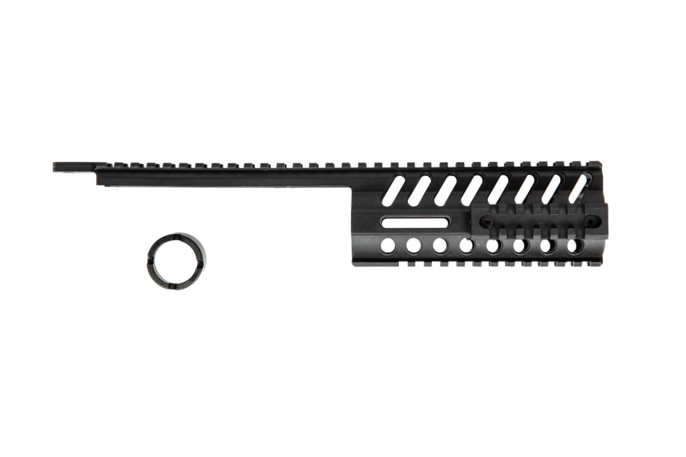 6 přední část RIS pro zbraní typ M4/M16 - černá"