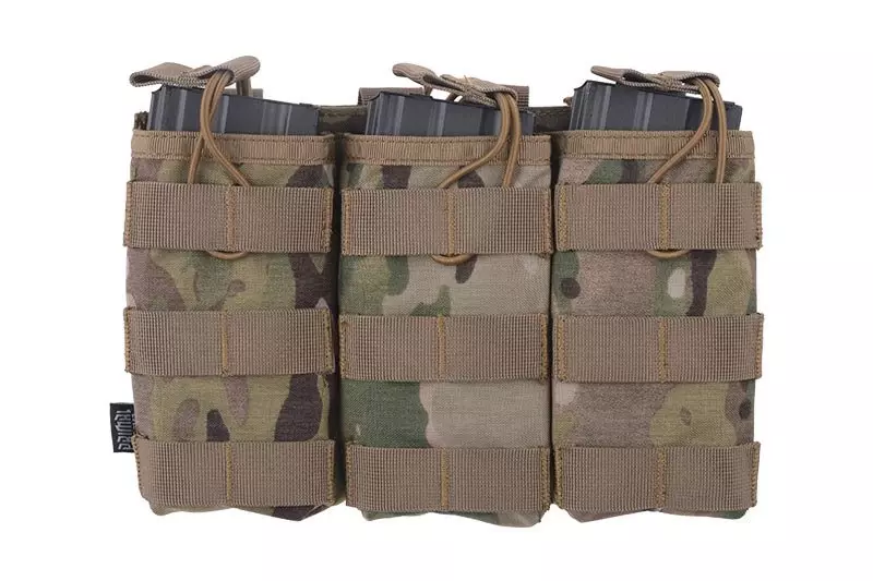 Triple Open I Pouch for AK/M4/G36 Magazines - MC