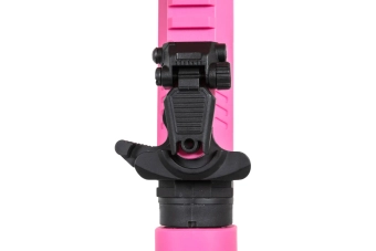airsoft Specna Arms SA-FX02 FLEX™ HAL ETU Pistola subfusil rosa con dispositivo de descarga naranja