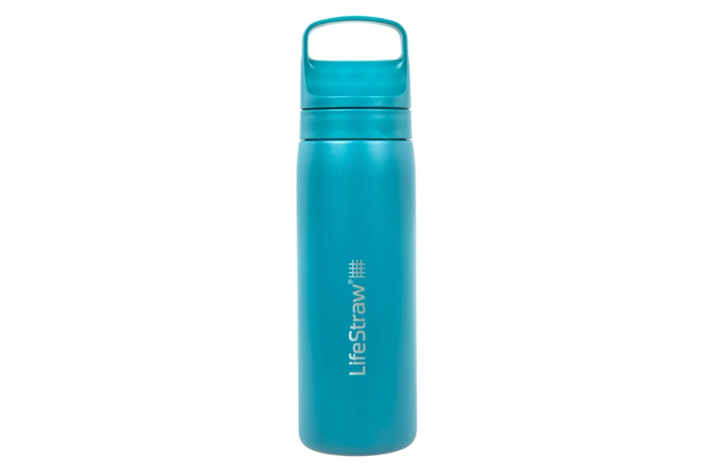 LifeStraw Go 2.0 530ml Blue Steel Water Filter Bottle