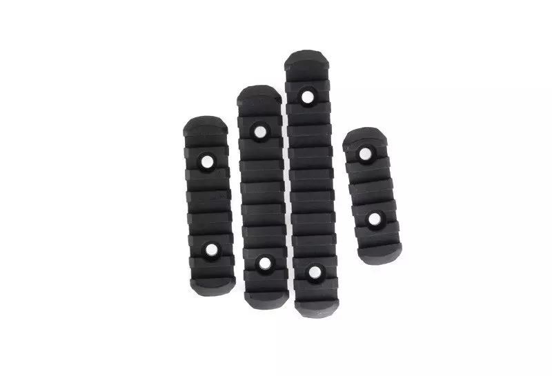 A set of polymer RIS rails for the MOE grip - black