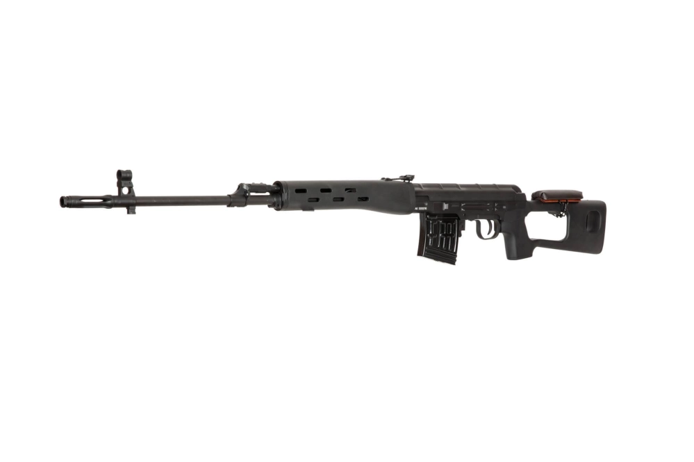 Fusil de airsoft rifle de francotirador SWD AEG - negro